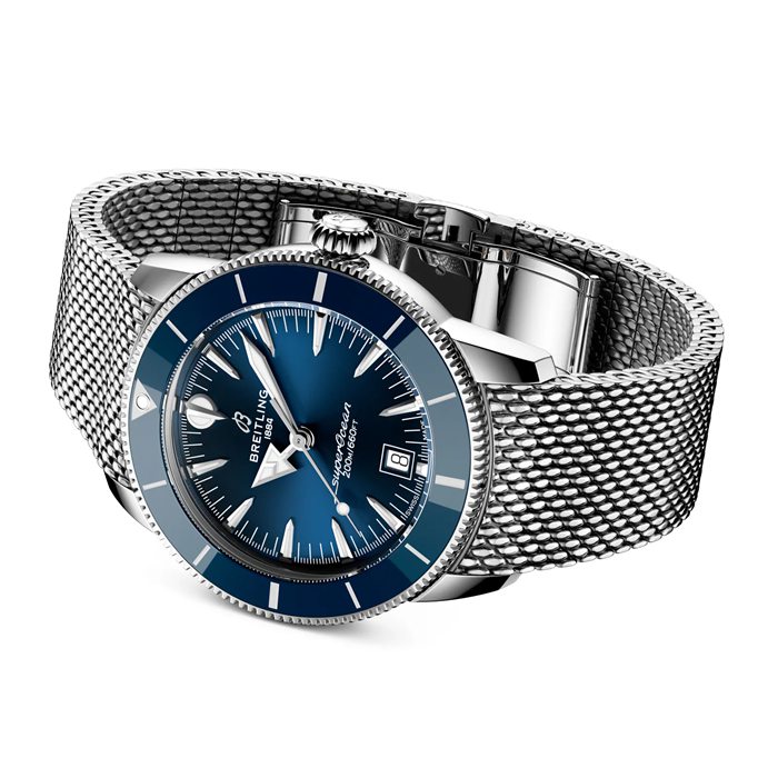 Breitling Superocean Heritage B31 Automatisk 42mm Herreur Blå AB3111161C1A1 - Billede 4