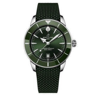 Breitling Superocean Heritage B31 Automatisk 44mm Herreur Grønt Gummi AB3112361L1S1