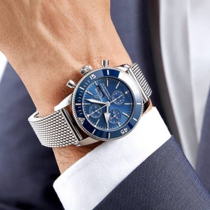 Breitling Superocean Heritage Chronograph 44 ur i rustfrit stål A13313161C1A1 - Billede 5