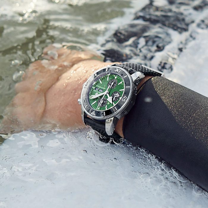 Breitling Superocean Heritage Chronograph 44 ur med gummirem i rustfrit stål A13313121L1S1 - Billede 5