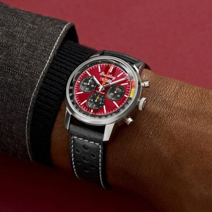 Breitling Top Time B01 Classic Cars Chevrolet Corvette 41mm herreur AB01761A1K1X1 - Billede 5