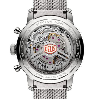 Breitling Top Time B01 Deus 41mm herreur rustfrit stål AB01765A1B1A1 - Billede 2