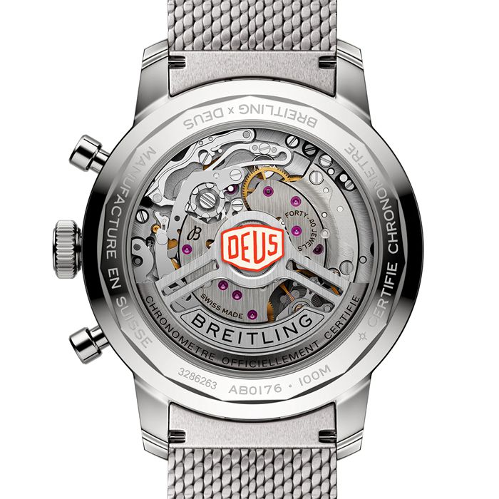 Breitling Top Time B01 Deus 41mm herreur rustfrit stål AB01765A1B1A1 - Billede 2