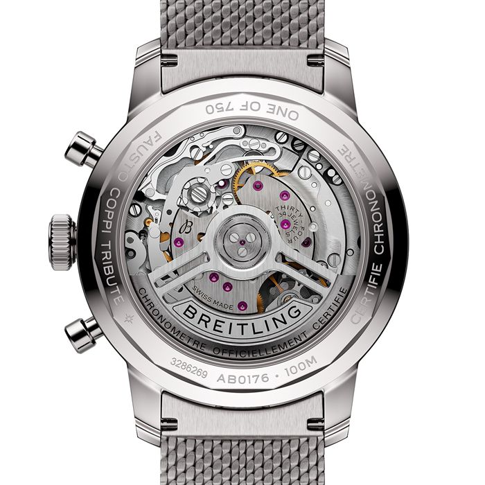 Breitling Top Time B01 Fausto Coppi 41mm herreur rustfrit stål AB01768A1A1A1 - Billede 2