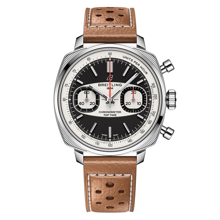 Breitling Top Time B01 Racing 38mm herreur brunt læder AB01771A1B1X1