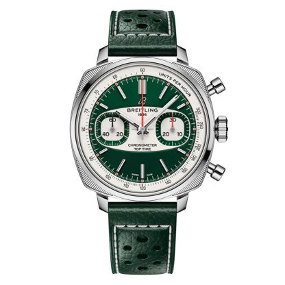 Breitling Top Time B01 Racing 38mm herreur grønt læder AB01771A1L1X1