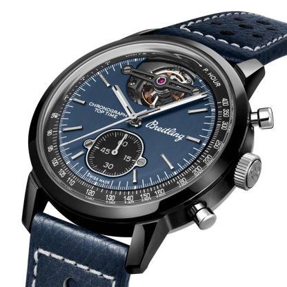 Breitling Top Time B21 Shelby Cobra Tourbillon 44 mm herreur blå SB21251A1C1X1 - Billede 2