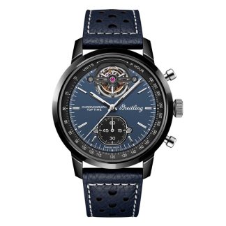 Breitling Top Time B21 Shelby Cobra Tourbillon 44 mm herreur blå SB21251A1C1X1