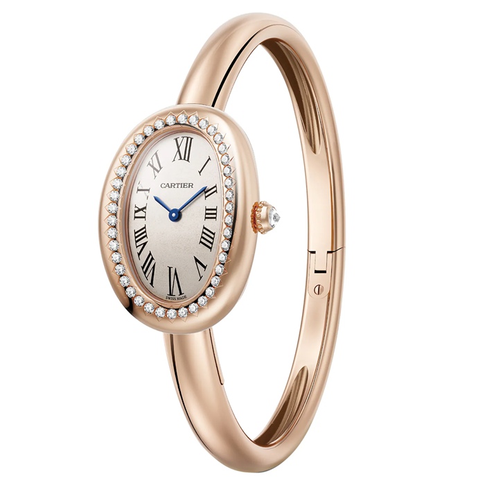 Cartier Baignoire De Cartier Watch Lille model størrelse 15 Quartz Movement Rose Gold Case WJBA0041 - Billede 2