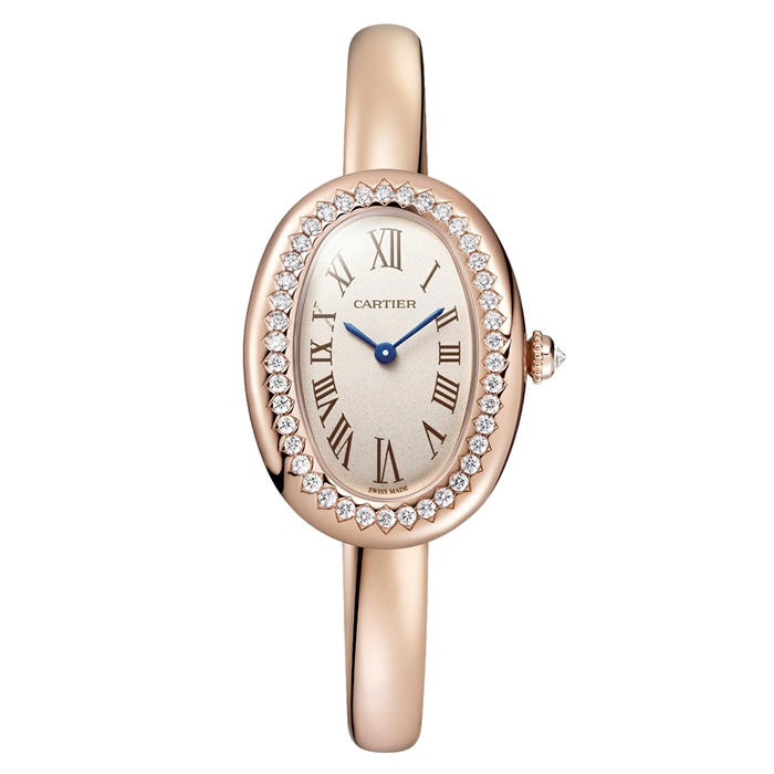 Cartier Baignoire De Cartier Watch Lille model størrelse 15 Quartz Movement Rose Gold Case WJBA0041