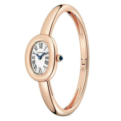 Cartier Baignoire De Cartier Watch Mini Model Quartz Movement Rose Gold WGBA0048 - Billede 2