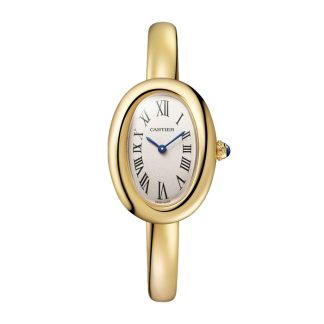 Cartier Baignoire Watch Lille model størrelse 16 Quartz Movement Gul guldkasse WGBA0025
