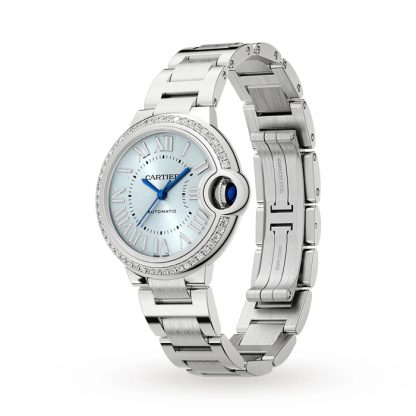 Cartier Ballon Bleu De Cartier Ur 33mm Automatisk Urværk Stål Diamanter W4BB0028 - Billede 2