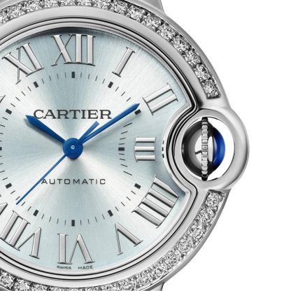 Cartier Ballon Bleu De Cartier Ur 33mm Automatisk Urværk Stål Diamanter W4BB0028 - Billede 5