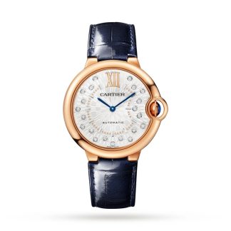 Cartier Ballon Bleu De Cartier Ur 36 mm selvoptrækkende mekanisk værk rosaguld WGBB0053