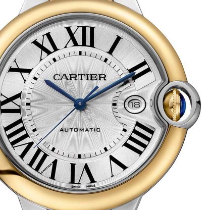Cartier Ballon Bleu De Cartier Ur 42 mm automatisk optrækkelig stålkasse W2BB0039 - Billede 2