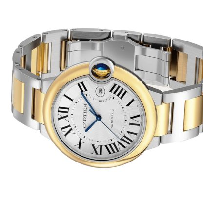 Cartier Ballon Bleu De Cartier Ur 42 mm automatisk optrækkelig stålkasse W2BB0039 - Billede 4