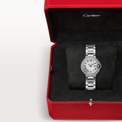Cartier Ballon Bleu De Cartier Watch 28mm Quartz Movement W4BB0030 - Billede 3