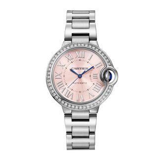 Cartier Ballon Bleu De Cartier Watch 33 mm automatisk optrækkelig stålkasse W4BB0037