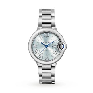 Cartier Ballon Bleu De Cartier Watch 33 mm automatisk værk stål WSBB0062