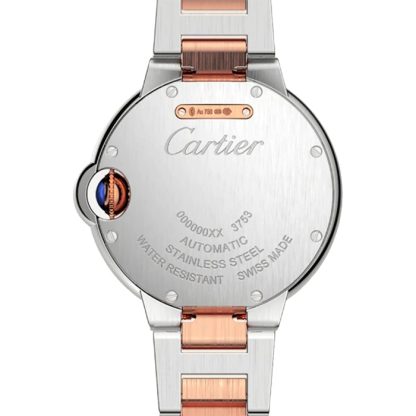 Cartier Ballon Bleu De Cartier Watch 33mm Mekanisk værk med automatisk optræk Stål Rosaguld W3BB0021 - Billede 4
