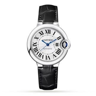 Cartier Ballon Bleu De Cartier Watch 33mm Mekanisk værk med automatisk optræk Stål WSBB0030