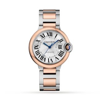 Cartier Ballon Bleu De Cartier Watch 36 Mm Mekanisk værk med automatisk optræk Stålkasse Roseguld W2BB0033