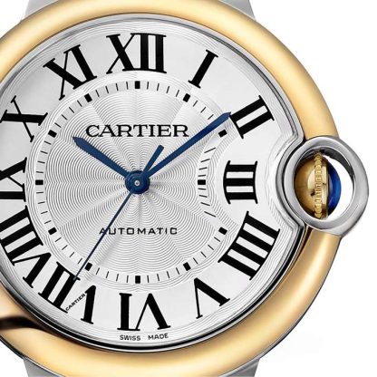 Cartier Ballon Bleu De Cartier Watch 36 mm automatisk optrækkelig stålkasse W2BB0038 - Billede 2