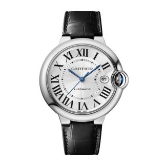Cartier Ballon Bleu De Cartier Watch 40 mm automatisk urværk stål læder WSBB0039