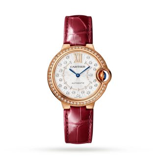 Cartier Ballon Bleu De Cartier-ur 33 mm selvoptrækkende mekanisk værk rosaguld WJBB0080
