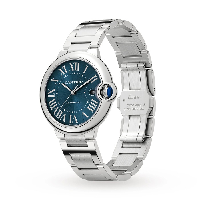 Cartier Ballon Bleu De Cartier-ur 40 mm med automatisk urværk i stål WSBB0061 - Billede 2