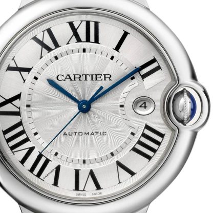 Cartier Ballon Bleu De Cartier-ur 42 mm stål læder WSBB0026 - Billede 3