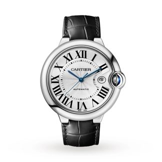 Cartier Ballon Bleu De Cartier-ur 42 mm stål læder WSBB0026