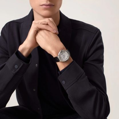 Cartier Ballon Bleu De Cartier-ur 42 mm stål læder WSBB0026 - Billede 5