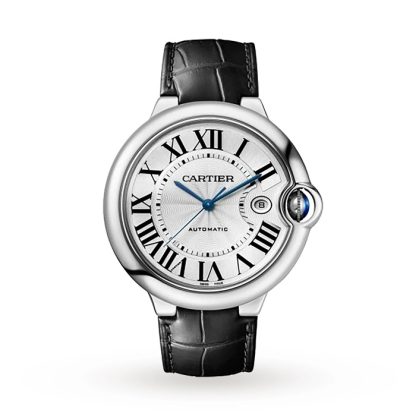 Cartier Ballon Bleu De Cartier-ur 42 mm stål læder WSBB0026