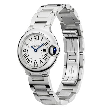 Cartier Ballon Bleu de Cartier Watch 28mm kvartsværk stålkasse WSBB0067 - Billede 4