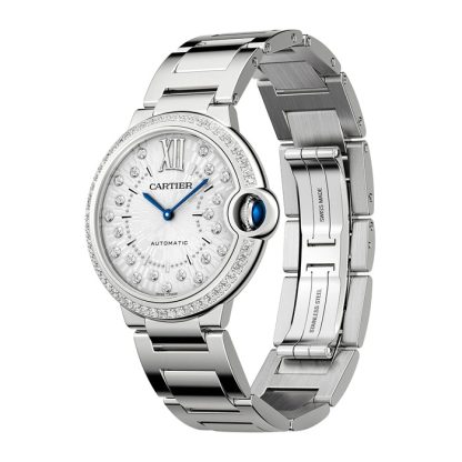 Cartier Ballon Bleu de Cartier ur 36 mm mekanisk værk med automatisk optræk W4BB0036 - Billede 2