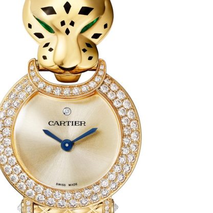 Cartier La Panthère Watch 23,6 mm Quartz Movement Yellow Gold HPI01526 - Billede 3