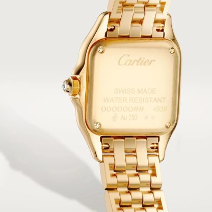 Cartier Panthere De Cartier Ur Lille model Kvartsurværk Gult Guld WJPN0080 - Billede 2