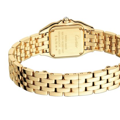 Cartier Panthere De Cartier Ur Lille model Kvartsurværk Gult guld Diamanter WJPN0048 - Billede 4