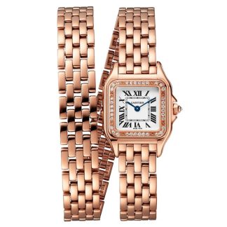 Cartier Panthere De Cartier Ur Lille model Kvartsurværk Rosaguld WJPN0069