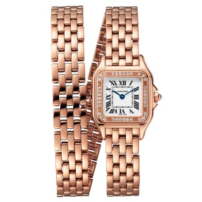 Cartier Panthere De Cartier Ur Lille model Kvartsurværk Rosaguld WJPN0069