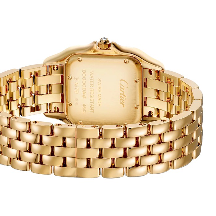 Cartier Panthère De Cartier Ur Medium Model Quartz Movement 18K Yellow Gold WJPN0043 - Billede 2