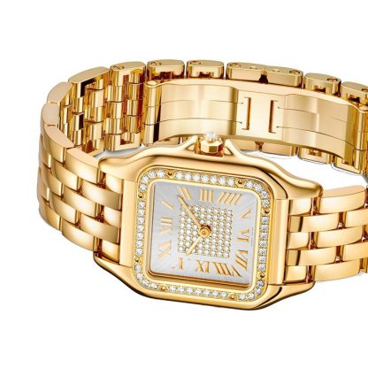 Cartier Panthère De Cartier Ur Medium Model Quartz Movement 18K Yellow Gold WJPN0043 - Billede 4