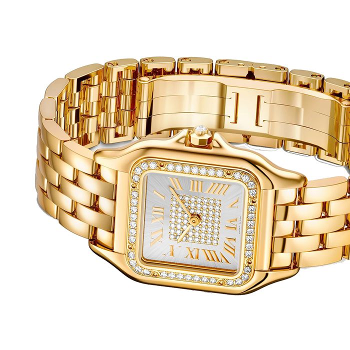 Cartier Panthère De Cartier Ur Medium Model Quartz Movement 18K Yellow Gold WJPN0043 - Billede 4