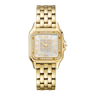 Cartier Panthère De Cartier Ur Medium Model Quartz Movement 18K Yellow Gold WJPN0043