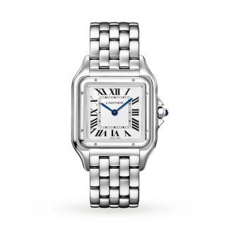 Cartier Panthère De Cartier Ur Stor model Kvartsværk Stål WSPN0011