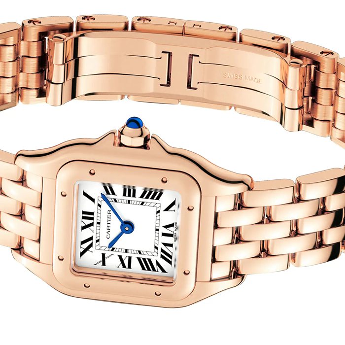 Cartier Panthere De Cartier Watch Lille model Quartz Movement Case i rosaguld WGPN0006-OWN - Billede 4