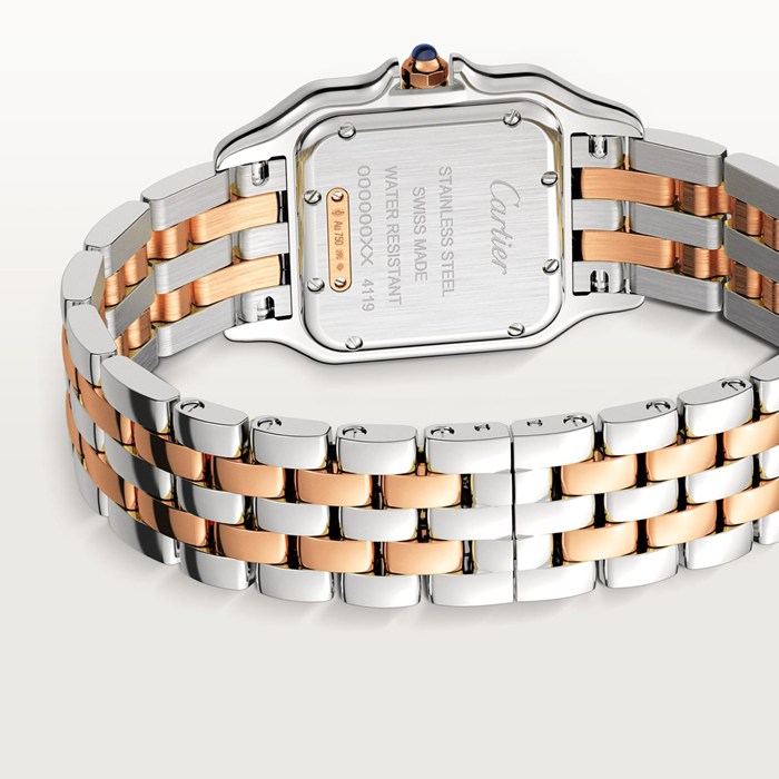 Cartier Panthere De Cartier Watch Medium Model Quartz Movement Case In Rose Gold W3PN0015 - Billede 4
