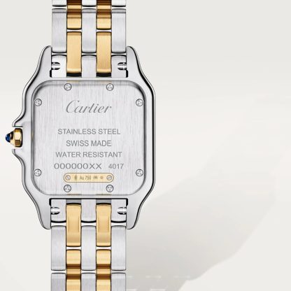 Cartier Panthere De Cartier Watch Medium Model Quartz Movement Case In Yellow Gold W2PN0019 - Billede 4